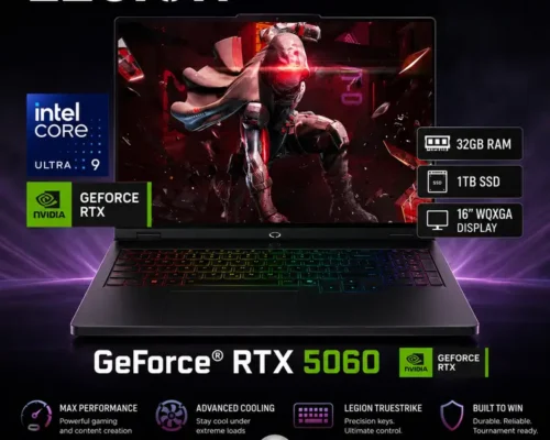 Lenovo Legion 5 Intel Core Ultra 9 275HX 1TB SSD 32GB 2.5k16.0 Inch  240hz RTX 5060 8GB W11H Grey LIMITED OFFER