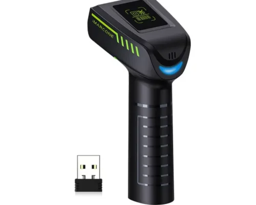 Wireless High Speed Barcode Scanner with LED Light USB Bluetooth and COM Interface for Industrial Scanning and SMART POS