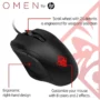 HP Omen 400 Wired USB Gaming Mouse 7WX99AV Optimized Mechanical Switches Accessories IN LEBANON