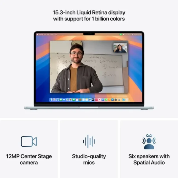 MacBook AIR M4 MC7C4LL/A 10-Core Chip 16GB 512GB SSD EN 15.3" 2880x1864 10-CORE GPU MAC OS/SKYBLUE MACBOOK IN LABANON