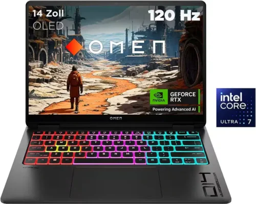 HP OMEN  14 Core™ ULTRA 7 255H 32GB  1TB NVME EN 14.0″  3K OLED RTX 5060 8GB GAMING LAPTOP LEBANON