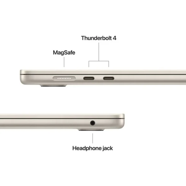 MacBook AIR MW0Y3LL/A M4 10-Core Chip 16GB 256GB SSD EN 13.6" 2560x1664 8-CORE GPU MAC OS/STARLIGHT MACBOOK IN LEBANON