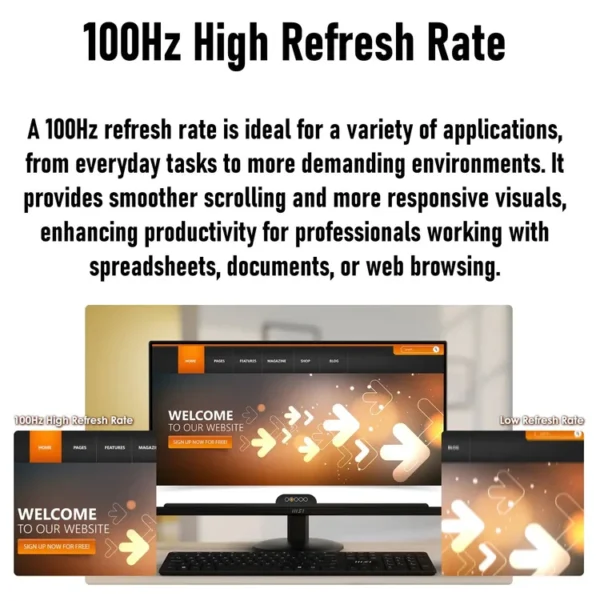 MSI PRO MP252L 24.5-Inch FHD Business Monitor – IPS Panel, 100Hz Refresh Rate 1ms (MPRT) / 4ms (GTG), Eye Care Tech, HDR Ready, Frameless Design, HDMI & DP Ports, Tilt-Adjustable Stand, Display Kit | 1 YEAR WARRANTY