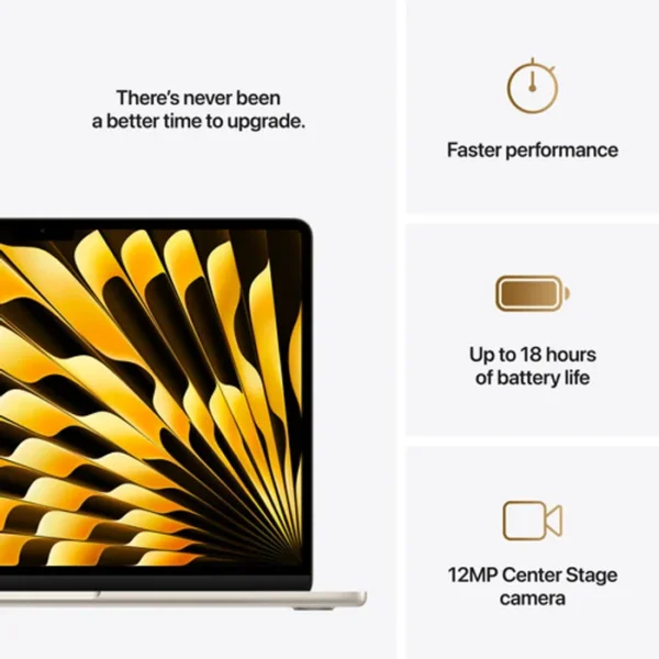 MACBOOK Apple M4 MW103LL/A  10-Core Chip 16GB 512GB SSD EN 13.6" 2560x1664 10-CORE GPU MAC OS STARLIGHT MACBOOK IN LEBANON