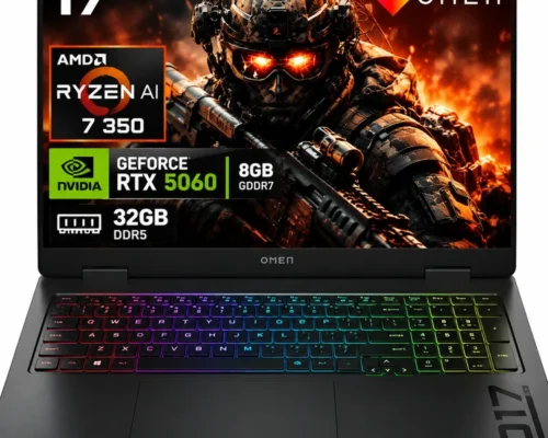 HP OMEN 17 Amd RYZEN AI 7 350 32GB RAM 1TB SSD 17,3″ FHD 144HZ NVIDIA RTX 5060 8GB