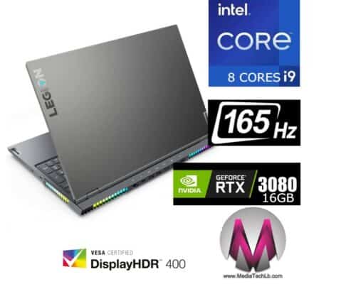 SOLD Lenovo LEGION 7 16ITHG6 GAMING 82K60006US Core i9-11980HK 2.6GHz 32GB 2TB SSD(2x1TB IN RAID0) 16″ WQXGA 165HZ HDR400 NVIDIA® RTX 3080 16GB