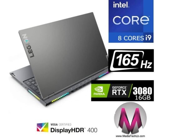 SOLD Lenovo LEGION 7 16ITHG6 GAMING 82K60006US Core i9-11980HK 2.6GHz 32GB 2TB SSD(2x1TB IN RAID0) 16″ WQXGA 165HZ HDR400 NVIDIA® RTX 3080 16GB