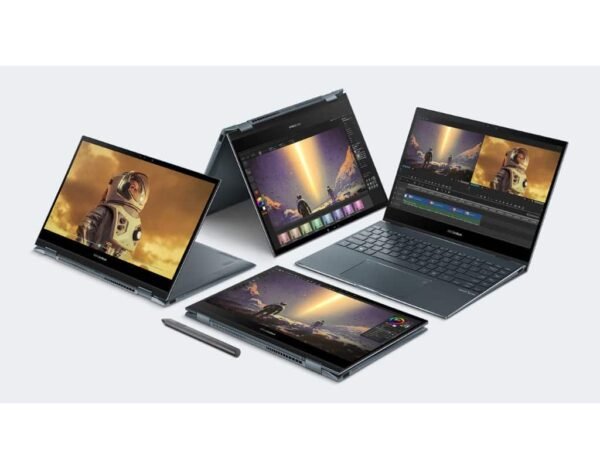 Sold ASUS ZENBOOK FLIP 13 2-IN-1 UX371EA-HL127T Core™i7-1165G7 2.8GHz 16GB 1TB SSD 13.3″ 4K UHD OLED TOUCHSCREEN STYLUS PEN - Image 6