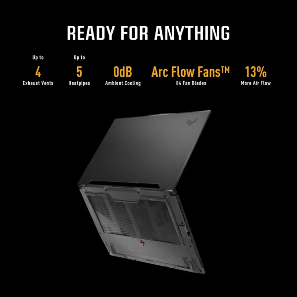 ASUS TUF DASH FX517ZR-F15.I73070 Gaming Core i7-12650H 16GB 512GB SSD NVMe 15.6" FHD 144HZ NVIDIA RTX 3070 8GB sold - Image 6