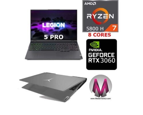 Lenovo LEGION 5 PRO 16ACH6H GAMING 82JQ00FEUS AMD Ryzen 7 5800H 16GB 512GB SSD 16″ WQXGA 165HZ HDR400 NVIDIA® RTX 3060 6GB STORM  (sold)