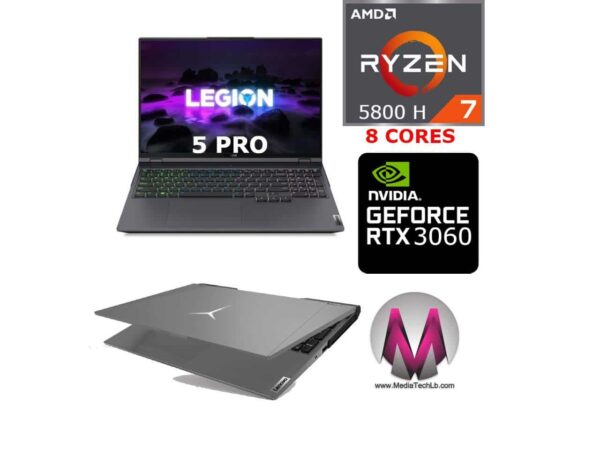 Lenovo LEGION 5 PRO 16ACH6H GAMING 82JQ00FEUS AMD Ryzen 7 5800H 16GB 512GB SSD 16″ WQXGA 165HZ HDR400 NVIDIA® RTX 3060 6GB STORM  (sold)