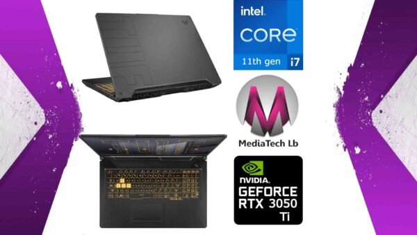 ASUS TUF FX506HEB-HN154T Gaming Core i7 11800H 2.3GHZ 16GB RAM 1TB SSDRTX 3050TI 4G 3 YEAR WARRANTY (SOLD)