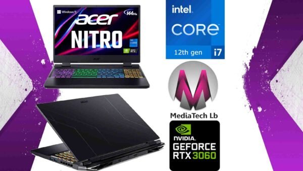 Acer NITRO 5 AN515-58-725A GAMING NH.QFMAA.003 Core™ i7-12700H 16GB 512GB SSD NVMe 15.6″ FHD  144HZ NVIDIA® RTX 3060 sold