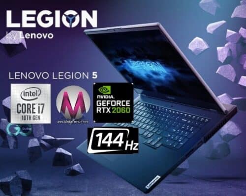OUT OF STOCK Lenovo LEGION 5 15ARH05H GAMING 81Y6000FUS Core™ i7-10750H 2.6GHz 16GB 1TB HDD SATA + 512GB SSD 15.6″ FHD 144HZ NVIDIA® RTX 2060 6GB PHANTOM BLACK BT WIN10