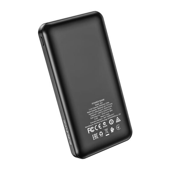 BOROFONE BJ3 POWER BANK 10000MAH USB-C/MICRO-USB INPUT AND DUAL USB 2A OUTPUT - Image 4