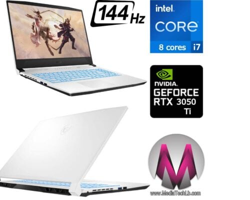 MSI SWORD 15 A11UD-001 GAMING Core™i7-11800H 8 cores 8GB 512GB SSD 15.6″ FHD 144HZ NVIDIA® RTX 3050 Ti 4GB (sold)