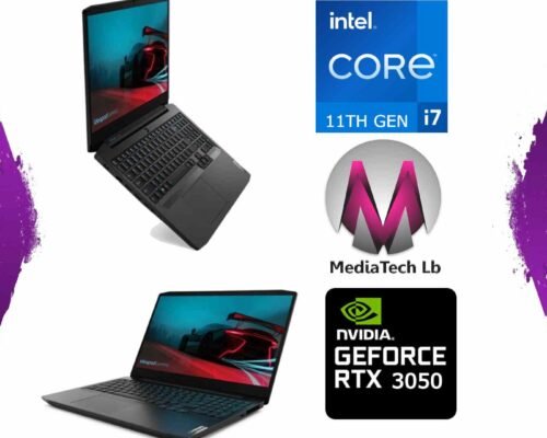 Lenovo IDEAPAD 3 15IHU6 GAMING 82K100LTUS Core i7-11370H 3.3GHz 8GB 1TB HDD + 256GB NVMe 15.6″ FHD 120HZ NVIDIA® RTX 3050Ti 4GB (SOLD)