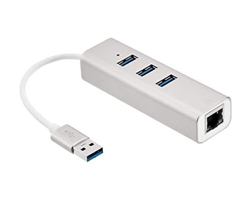 USB 3.0 To Gigabit Ethernet Adapter + USB HUB 3 PORTS CONVERTER