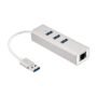 USB 3.0 To Gigabit Ethernet Adapter + USB HUB 3 PORTS CONVERTER
