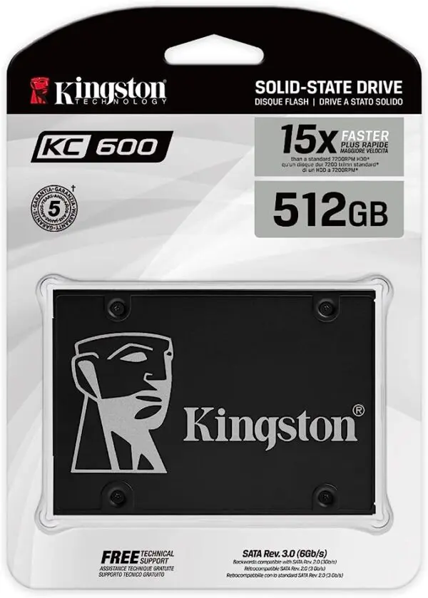 KINGSTON SSD KC600 15X FASTER 512GB in lebanon