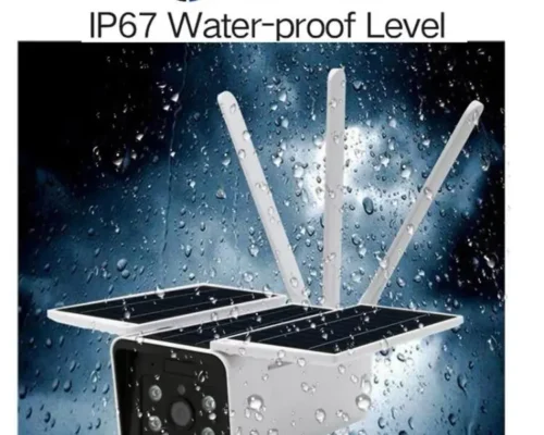 Ipcam Solar IP Wireless Waterproof Cam Triple Panel Cloud Record