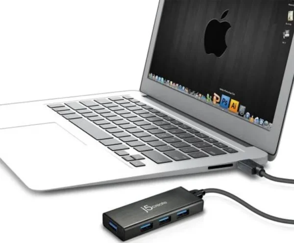 j5Create USB™ 3.0 Super Speed 4-Port Hub | JUH344 - Image 4
