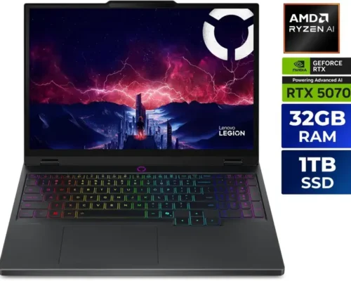 LENOVO LEGION PRO 5 RYZEN 9 9955HX 32GB RAM 1TB SSD 16″ QHD 2.5K OLED 165HZ NVIDIA RTX 5070 8GB WIN11 SOLD