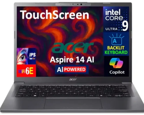 Acer Aspire 14 AI Copilot Ultra 9-288V 1TB SSD 32GB 14.0 Inch Touch  Intel Arc 140V W11H Grey 1 Year Warranty