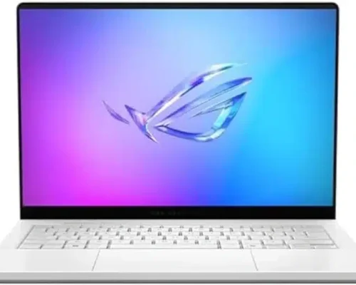 ASUS-ROG Zephyrus G14  AMD Ryzen™ AI 9 HX 32GB 2TB SSD	14″ 3K  120Hz	NVIDIA® GeForce RTX™ 5080 16GB GDDR7	Platinum White “Windows 11 (Copilot+ PC) Backlit Keyboard