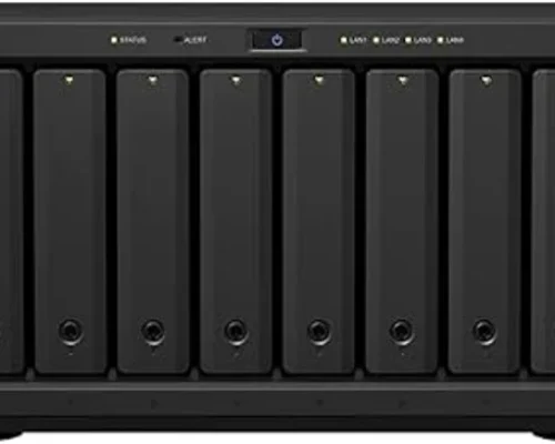 Synology DS1821+ 8-Bay Diskstation NAS (AMD Ryzen V1500B Quad-Core 2,2 GHz 4 GB DDR4 ECC SODIMM 4 x 1 GbE RJ-45 LAN-Port) 32TB Bundle with 8X 4TB W D Red Plus