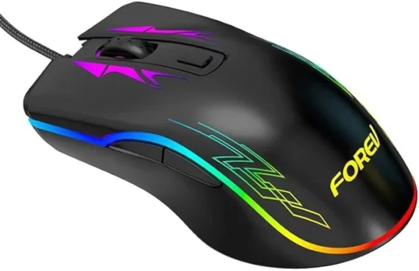 FORVE Generic FV-509 HighEnd Gaming Mouse RGB Breathable Backlit LED - 6400 DPI - For PC GAMING MOUSE IN LEBANON