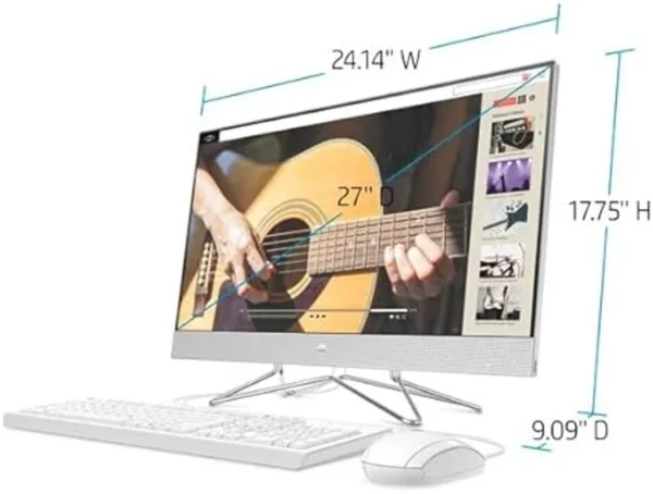 HP 27 WHITE AMD RYZEN 5 4500U 4.0Ghz 8GB 512B NVME 27”