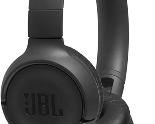 JBL Tune 500 – Wired on-ear headphones, JBL Pure Bass Sound, 1-button remote/mic Tangle-free flat cable