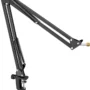 FIFINE CS1 Scissor Boom Arm Mic Stand – Black, Metal Suspension Arm Accessories IN LEBANON