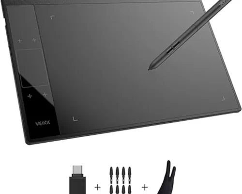 Drawing Tab Veikk VEIKK Drawing Tablet 10×6 Inch Battery-Free Pen, 8192 Professional Levels Pressure