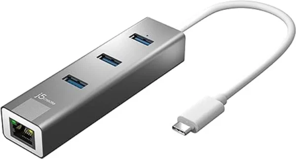 j5create JCH474 USB-C 3-Port HUB +Gigabit Ethernet Multi Adapter Accessories IN LEBANON