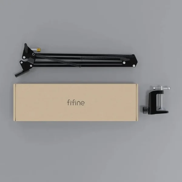 FIFINE CS1 Scissor Boom Arm Mic Stand – Black, Metal Suspension Arm Accessories IN LEBANON