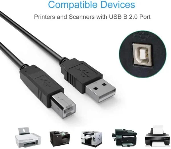CABLE USB PRINTER 3 METERS
