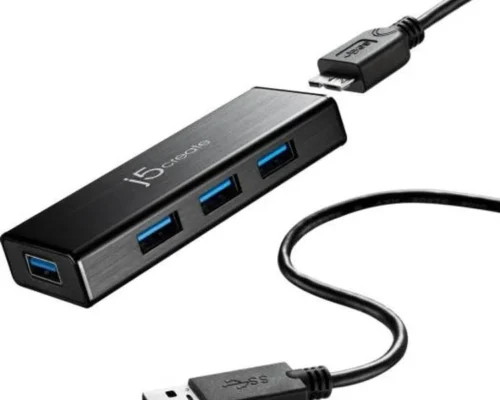 j5Create USB™ 3.0 Super Speed 4-Port Hub | JUH344