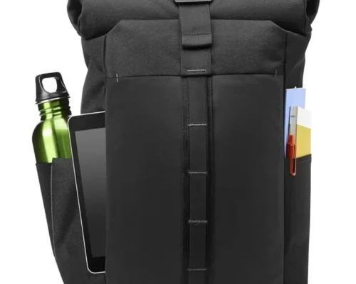 HP Pavilion Roll Top Backpack for 15.6-inch Laptop Black