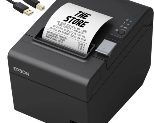 Thermal Receipt Printer Epson TM-T20III (011A0) Thermal POS Receipt Printer USB 2.0 + Serial PS Blk UK Print Speed 250mm/sec