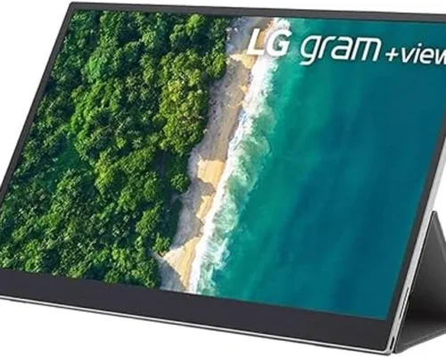 LG GRAM 16″ WQXGA 2K (2560 x 1600)PORTABLE SCREEN MONITOR TYPE C BLACK MONITOR