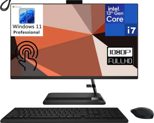 Lenovo IdeaCentre AIO ALL-IN-ONE Core™ I7-13620H 32GB 1TB 27INCH TOUCH keyboard and mouse