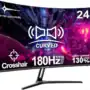 MINIFIRE MFG24C1 24"CURVED FHD 180Hz HDMI+DP BUILT IN SPEAKERS VESA MOUNT MONITOR Accessories IN LEBANON