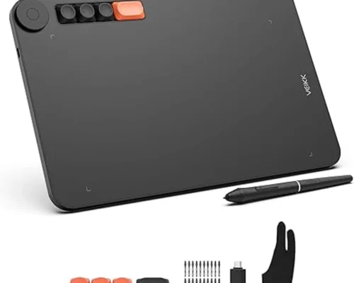 Drawing Tab Veikk VEIKK Voila L Drawing Pad 10×6 inch – USB-C cable – 4 Customized Keyboard Hot Keys