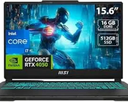 MSI Cyborg Intel Core I7-13620H 512GB SSD 16GB 15.6 Inch Nvidia GeForce RTX 4050 6GB