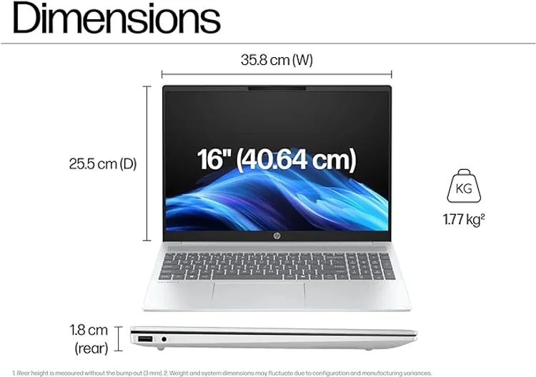 Hp OmniBook 16 Intel Core i5-1334U 512GB SSD 8GB 16.0 Inch - Image 4