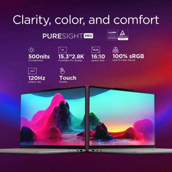 LENOVO YOGA SLIM 7I AURA EDITION 15ILL9 83HM0000US X360 Core ULTRA 7 256V 16GB 1TB 15.3" 2.8K WQXGA+ TOUCHSCREEN 120HZ INTEL ARC WIN 11 LUNA GREY LEBANON BUSINESS LAPTOPS