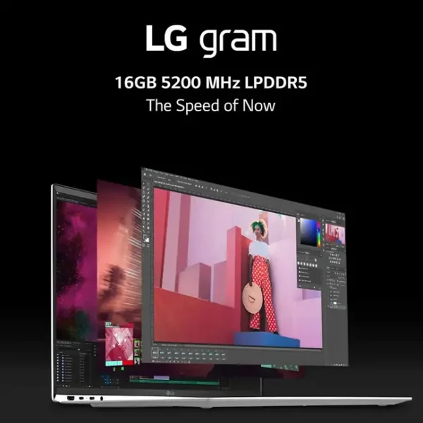 LAPTOP LG GRAM 15Z90Q-P.AAS7U1 LIGHTWEIGHT I7-1260P 16GB 512NVME 15.6 TOUCH GRAY W11H Business laptop lebanon