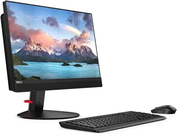 LENOVO THINKCENTER M820Z PENTIUM GOLD G5400 4GB 256GB NVME 22" F.HD WIN10 PRO BLACK DESKTOP IN LEBANON